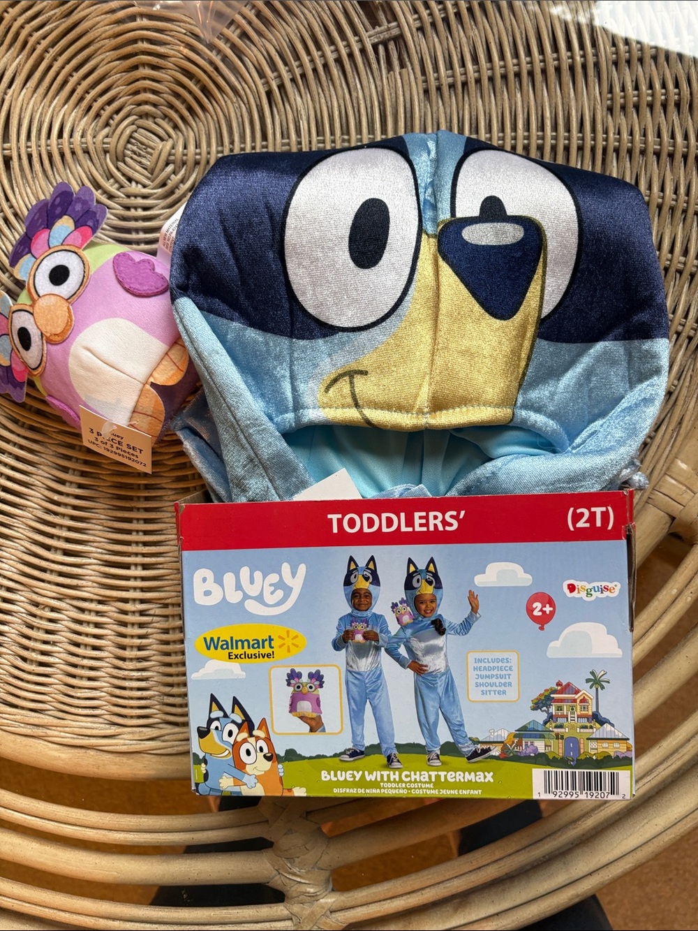 NWT  Official Bluey Chattermax Halloween costume Boy/Girl sz: 2T